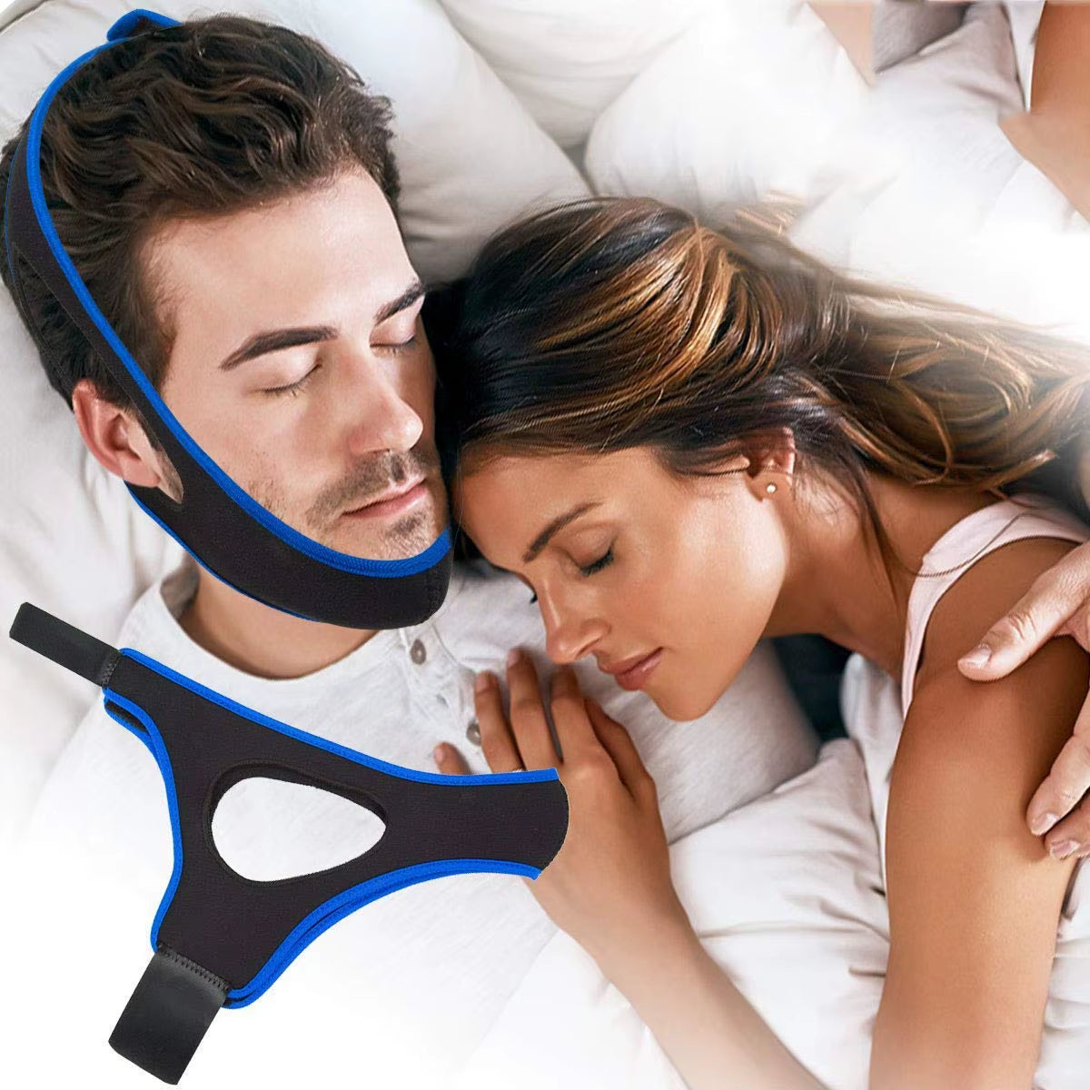 Anti Snore Stop Snoring Chin Strap for Snoring Solution anti Snore Device Sleep Aid for Men and Women Give You the Best Sleep