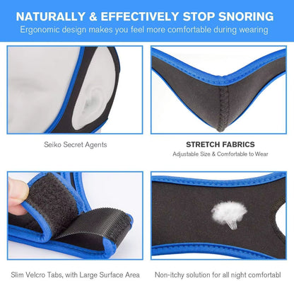 Anti Snore Stop Snoring Chin Strap for Snoring Solution anti Snore Device Sleep Aid for Men and Women Give You the Best Sleep
